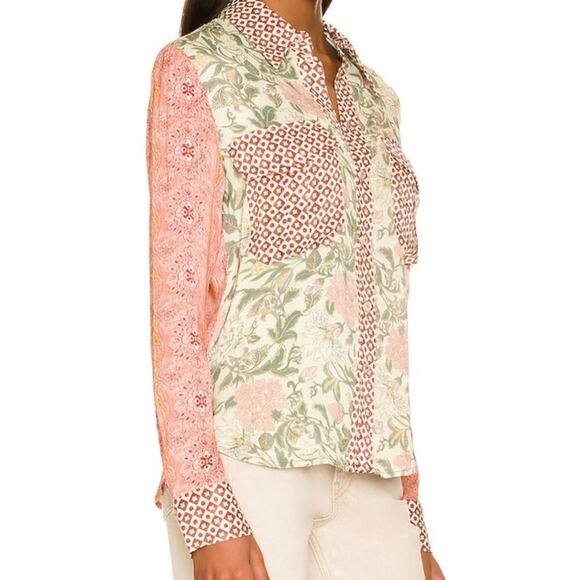 Tell Your Friends Western Shirt in Sacha NWT Medium - Picture 4 of 11